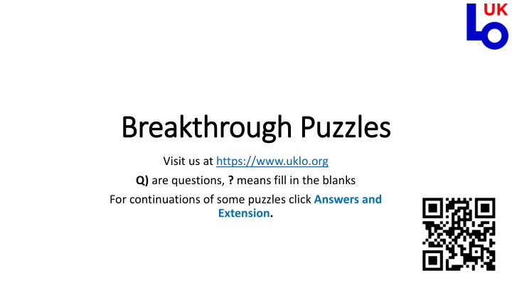 breakthrough puzzles breakthrough puzzles