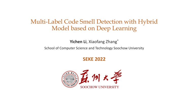 multi label code smell detection with hybrid