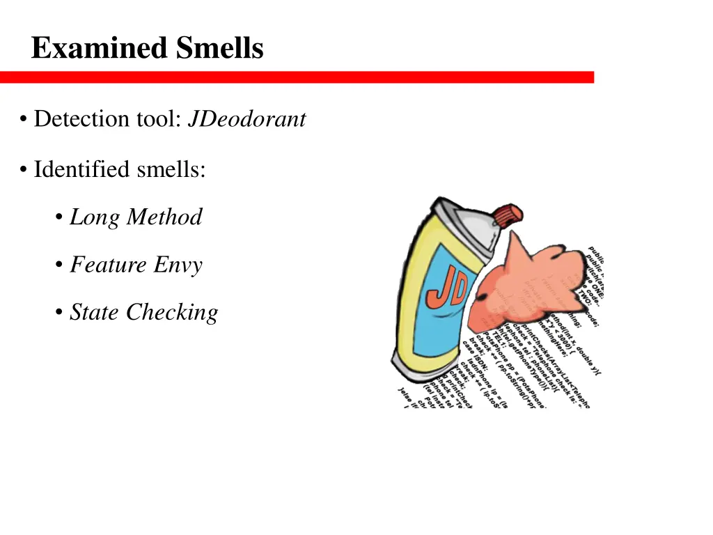 examined smells