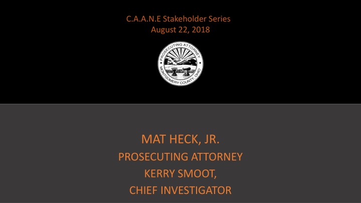 c a a n e stakeholder series august 22 2018