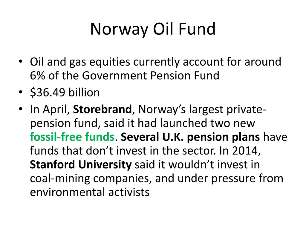 norway oil fund