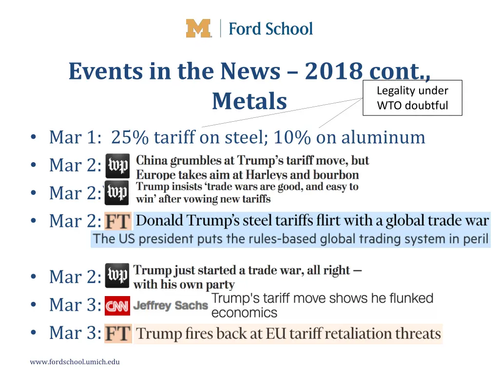 events in the news 2018 cont metals