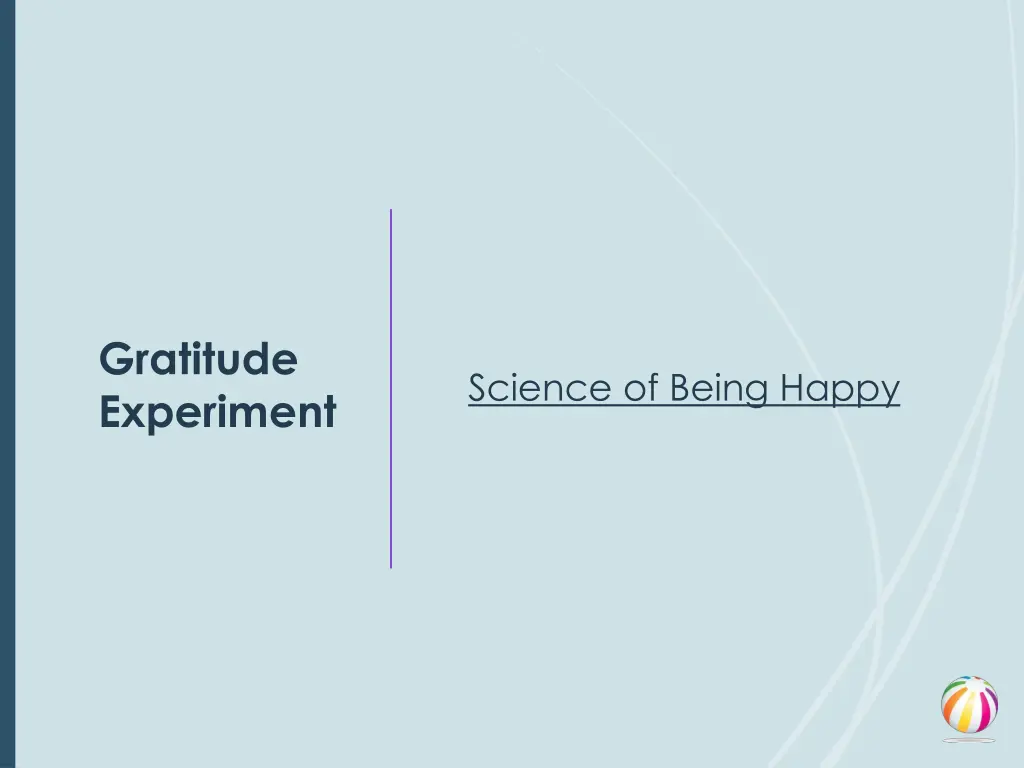 gratitude experiment