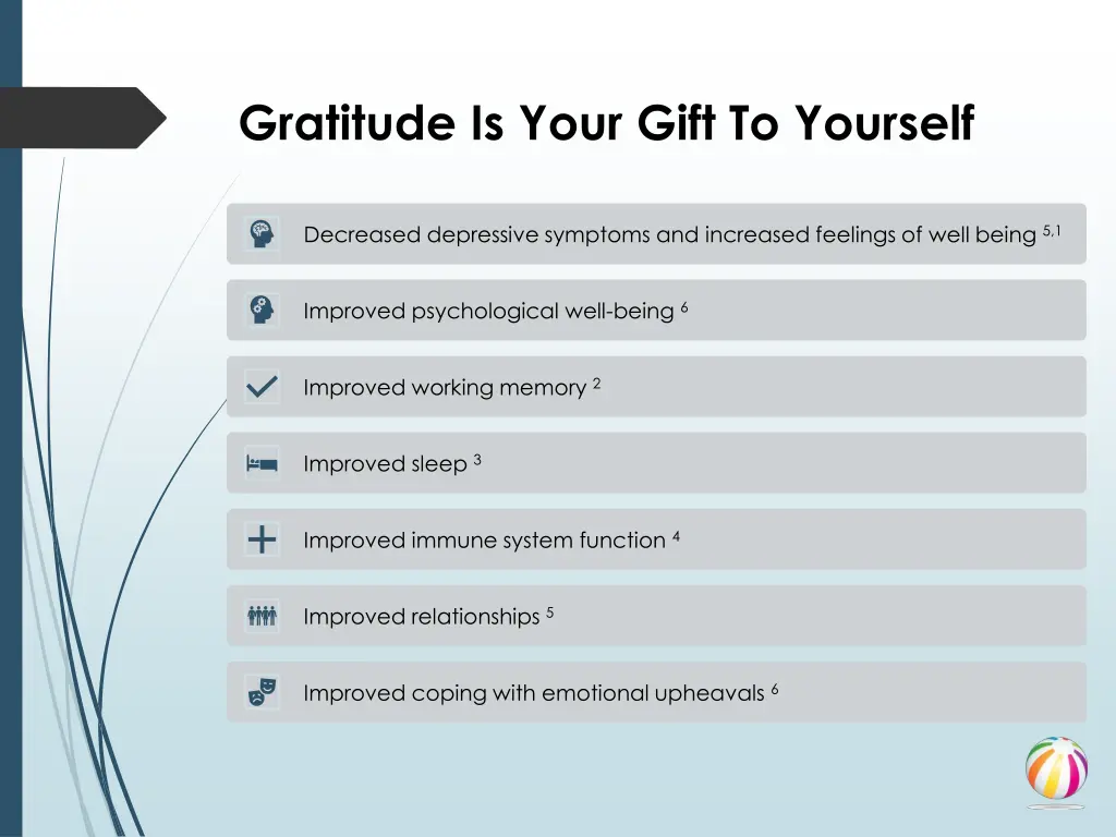 gratitude is your gift to yourself