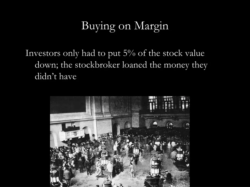 buying on margin