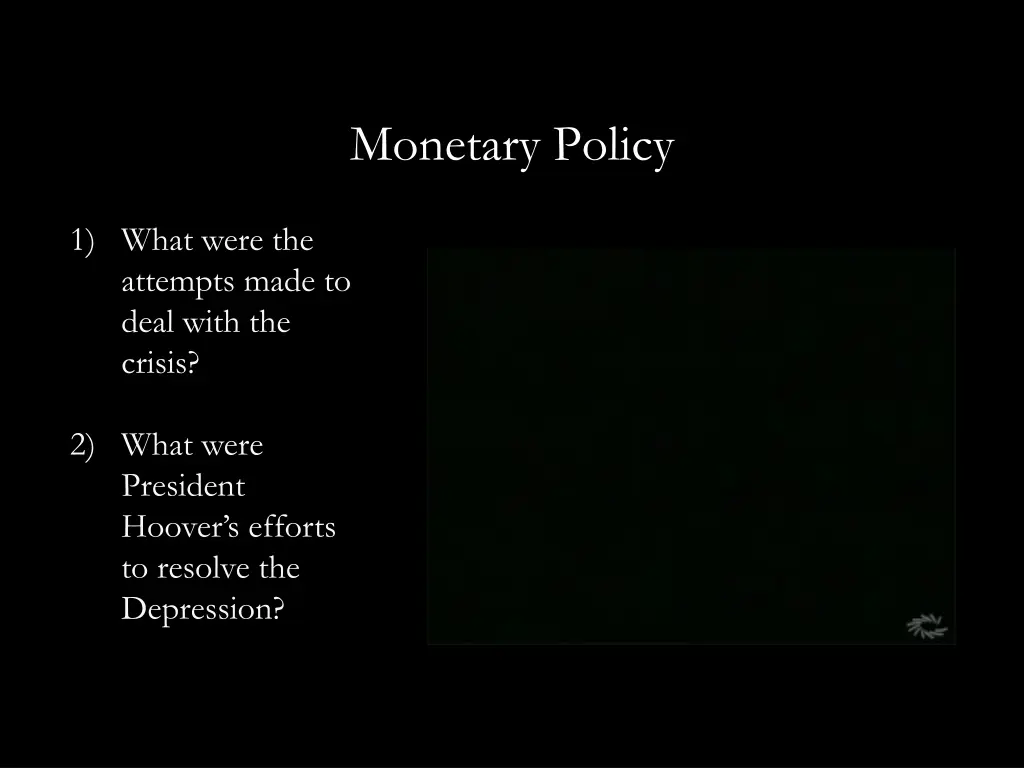 monetary policy