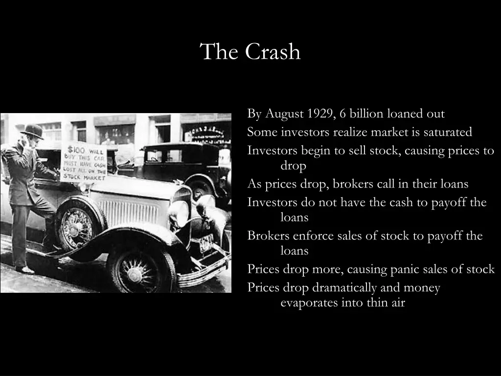 the crash