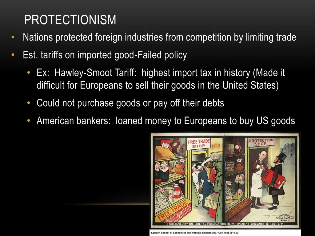 protectionism nations protected foreign