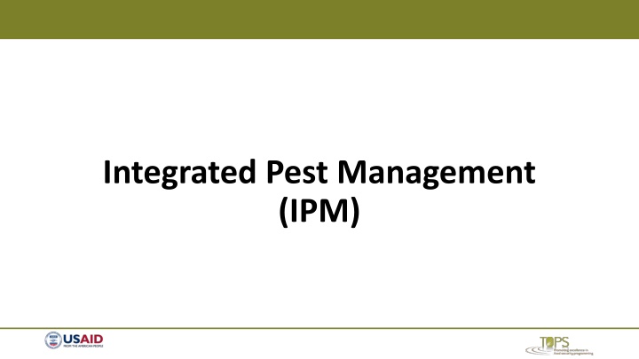 integrated pest management ipm