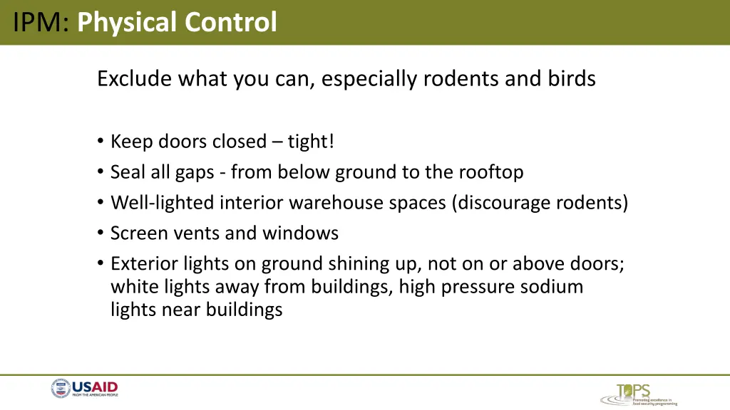 ipm physical control 1