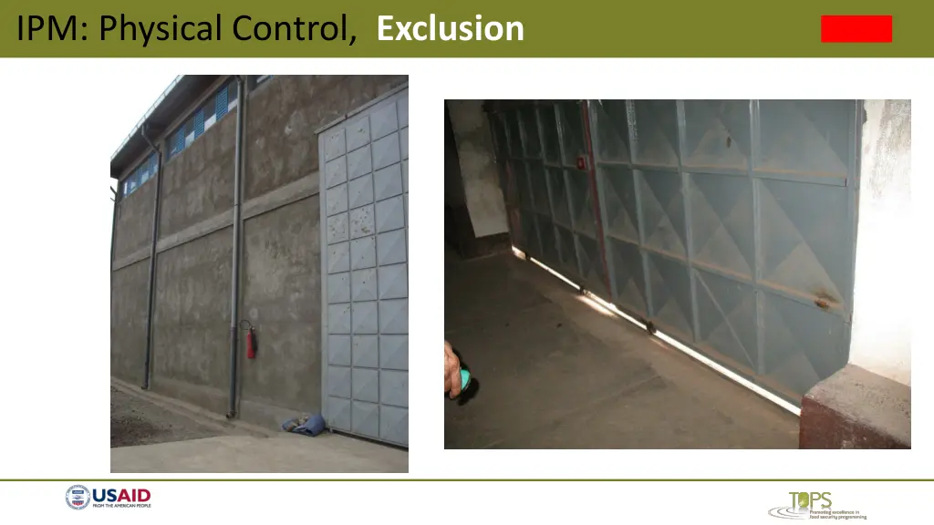 ipm physical control exclusion