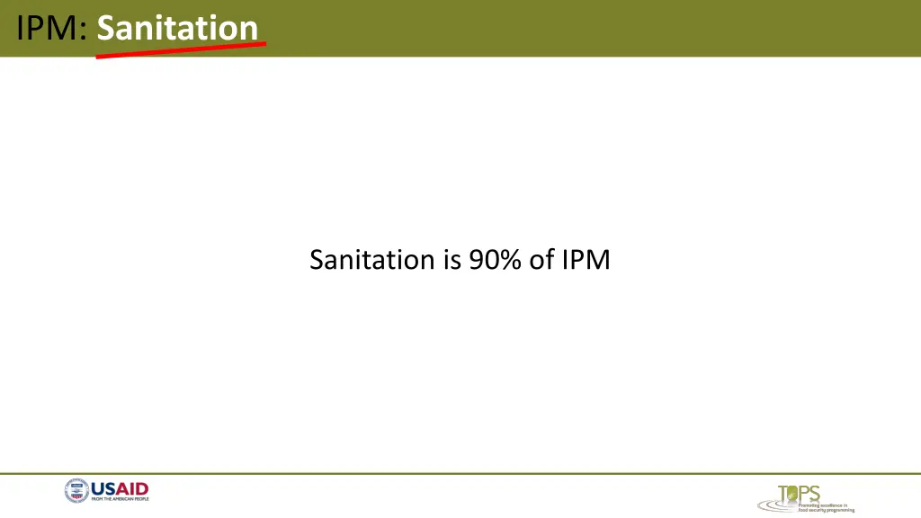 ipm sanitation