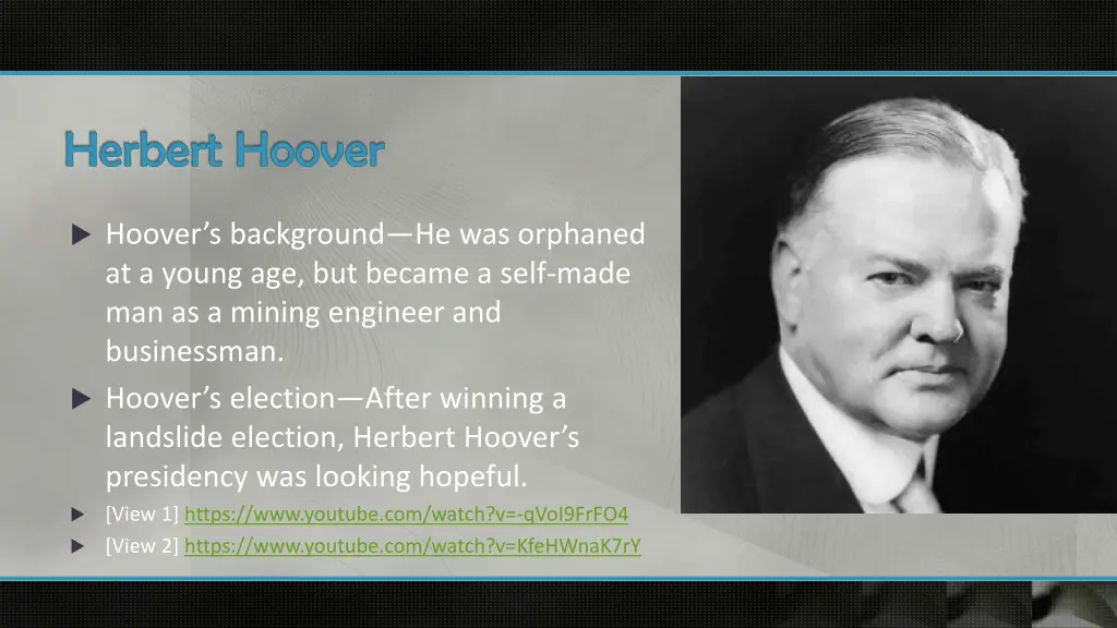 herbert hoover