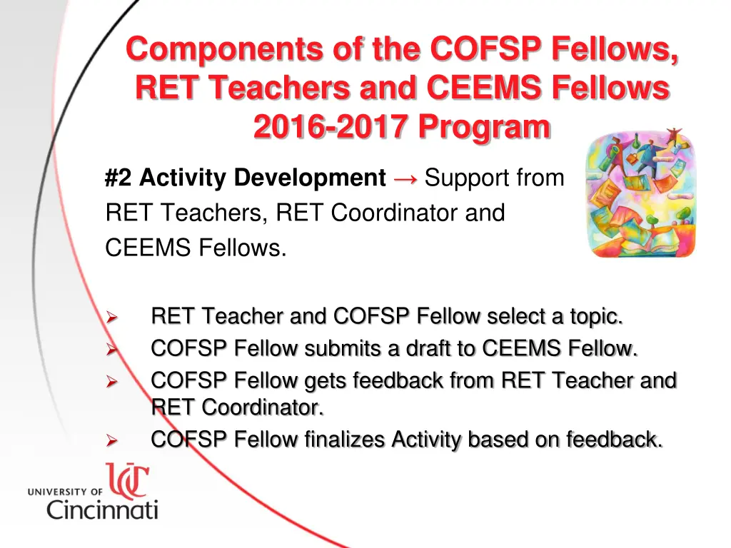 components of the cofsp fellows ret teachers