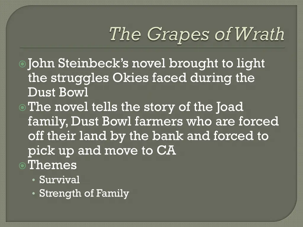 john steinbeck s novel brought to light