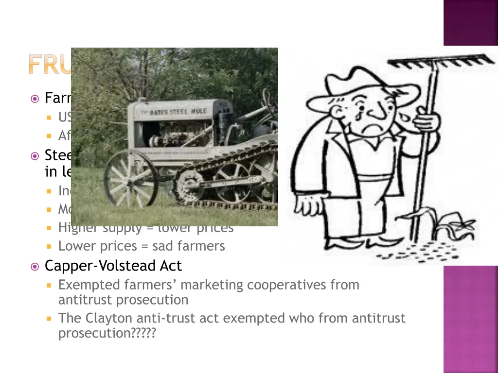 frustrated farmers