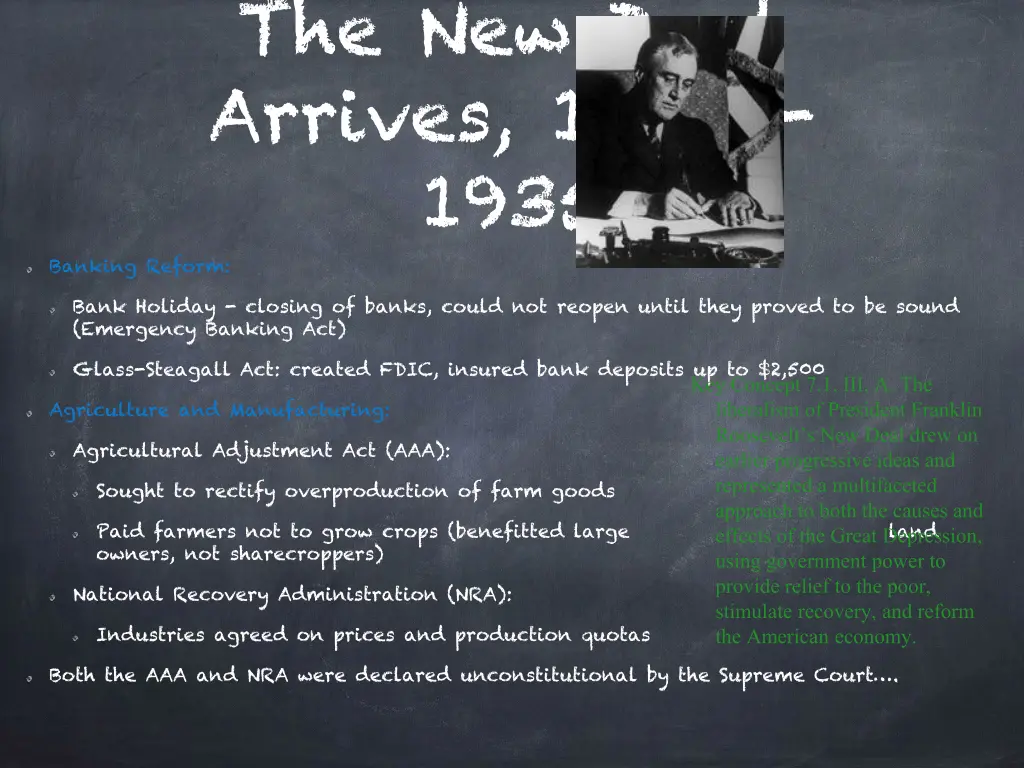 the new deal arrives 1933 1935 banking reform