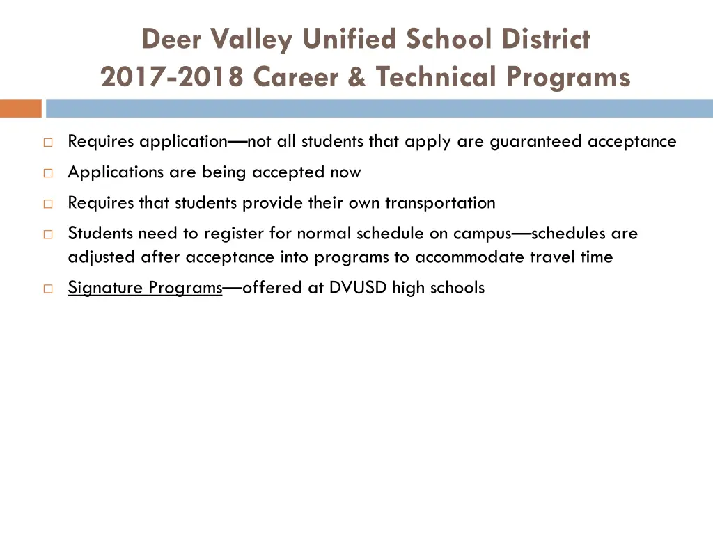 deer valley unified school district 2017 2018