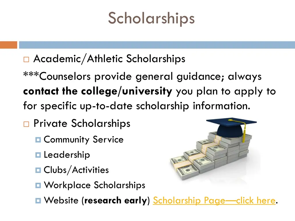 scholarships