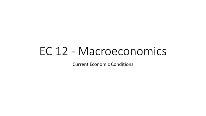 ec 12 macroeconomics