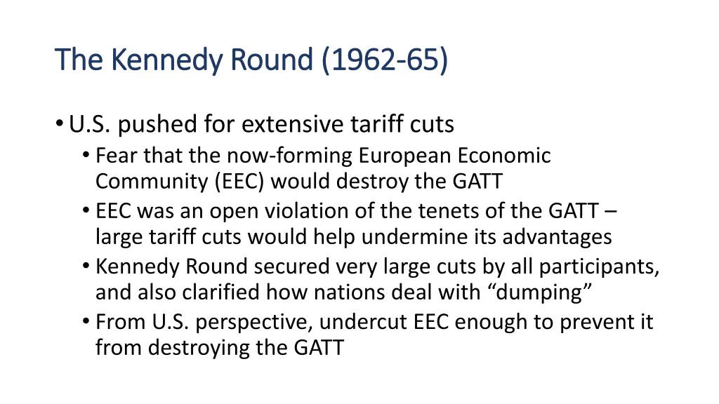 the kennedy round 1962 the kennedy round 1962 65