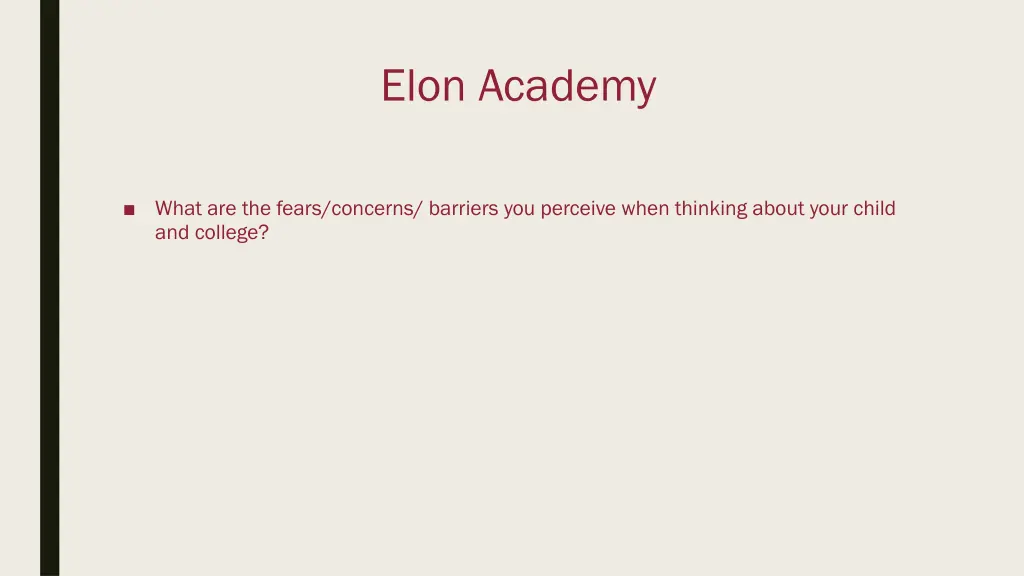 elon academy 12