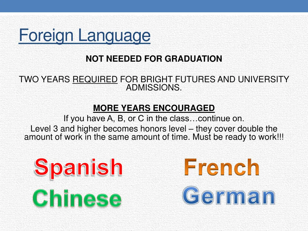 foreign language