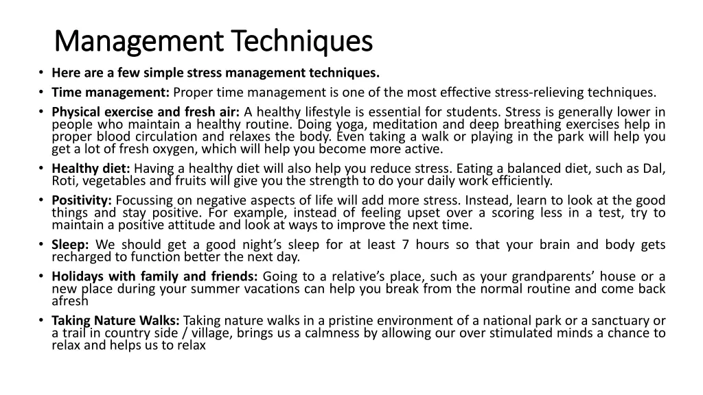 management techniques management techniques here