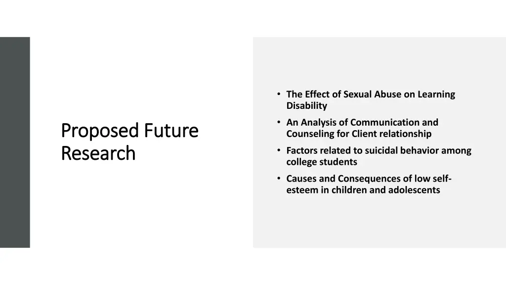 the effect of sexual abuse on learning disability