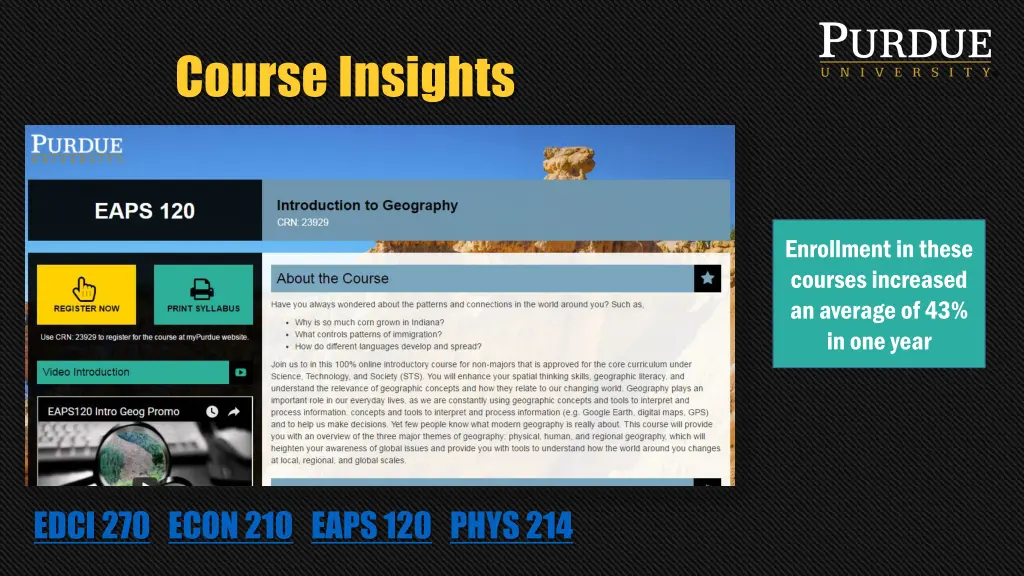 course insights