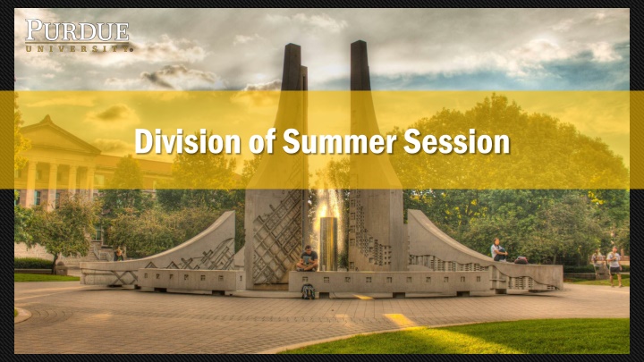 division of summer session