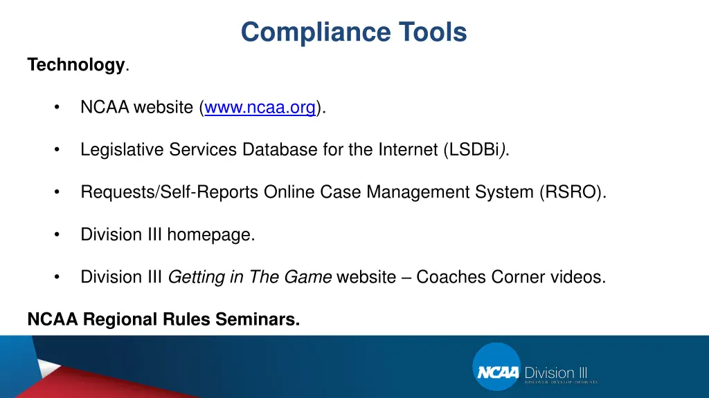 compliance tools