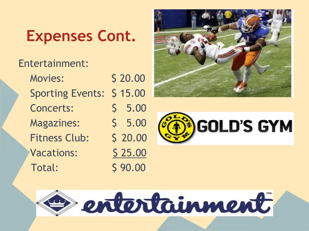 expenses cont 3