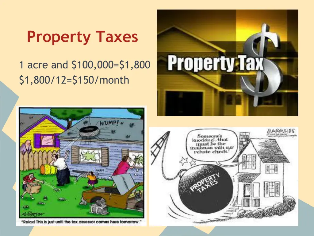 property taxes