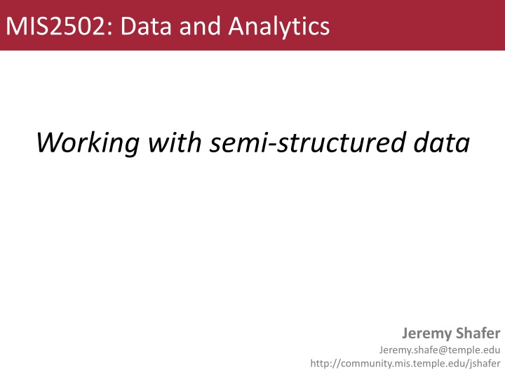 mis2502 data and analytics