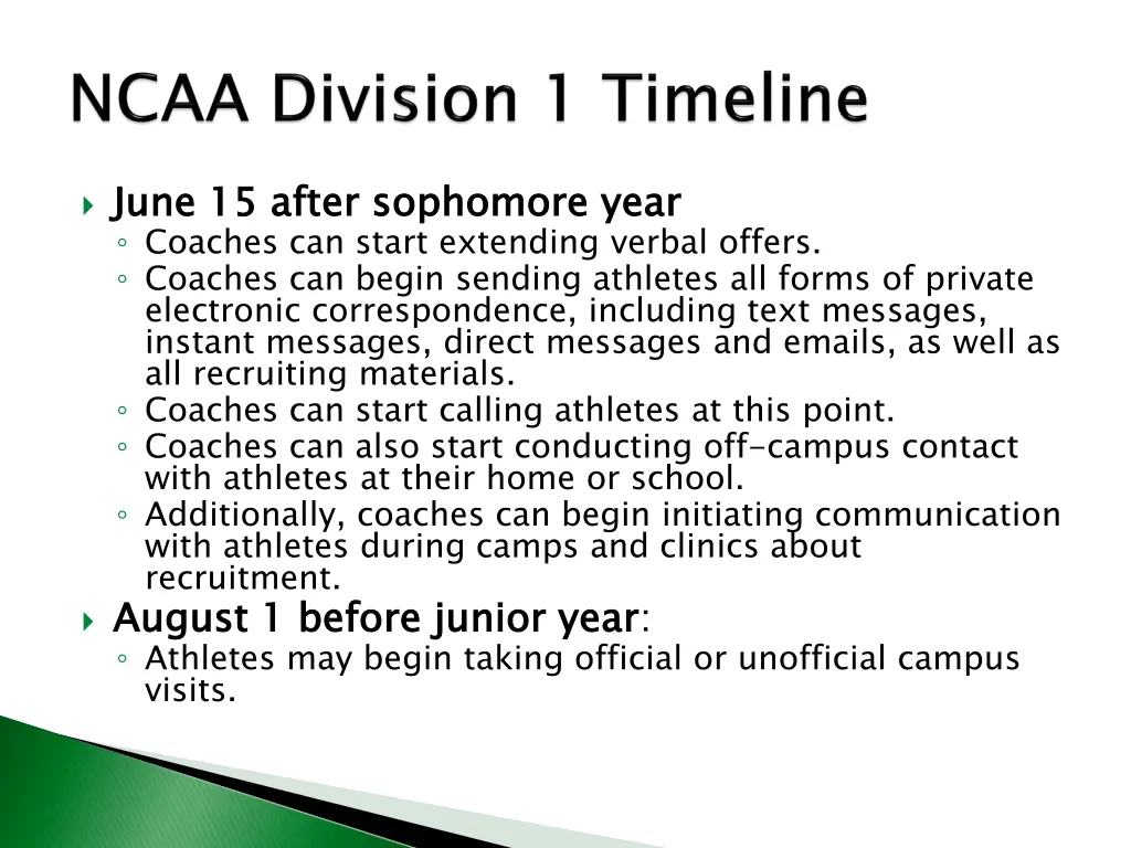 june 15 after sophomore year coaches can start