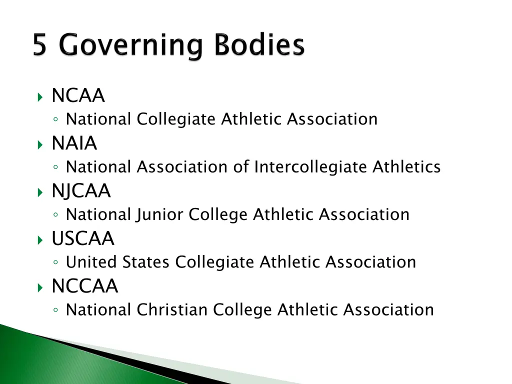 ncaa national collegiate athletic association