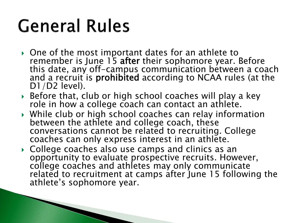 one of the most important dates for an athlete