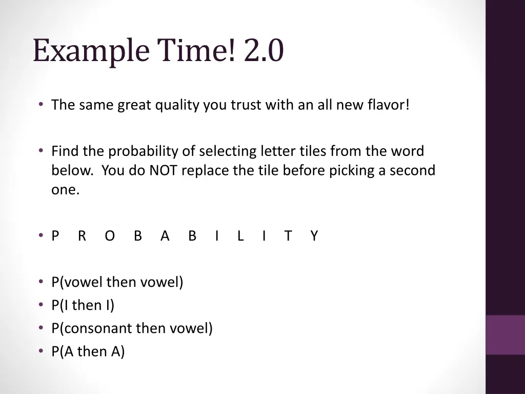 example time 2 0