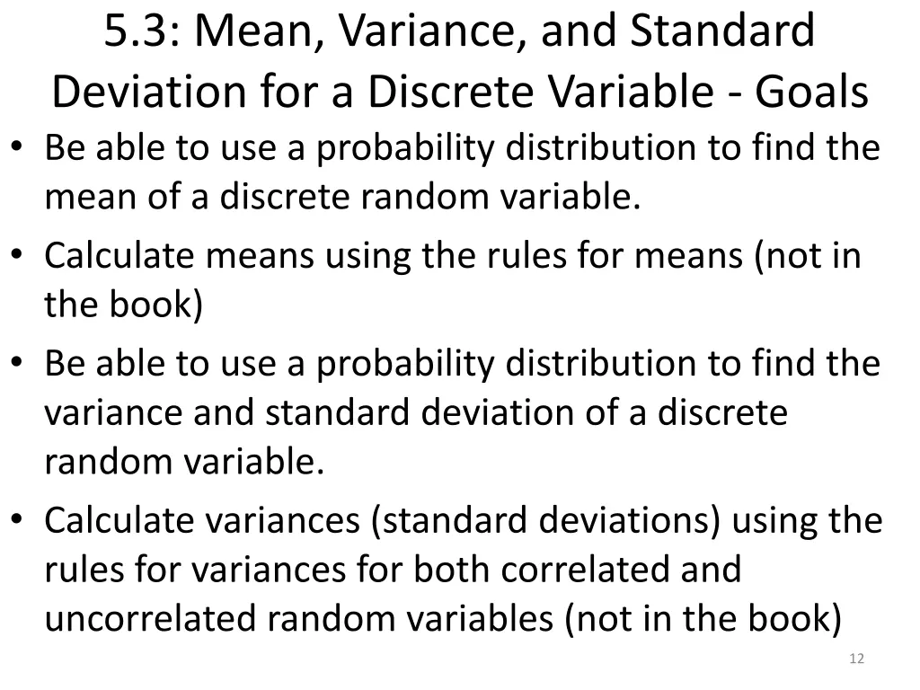 5 3 mean variance and standard deviation