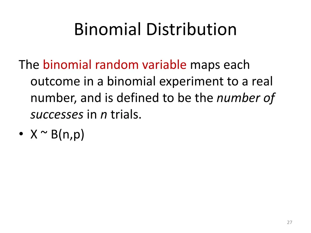 binomial distribution