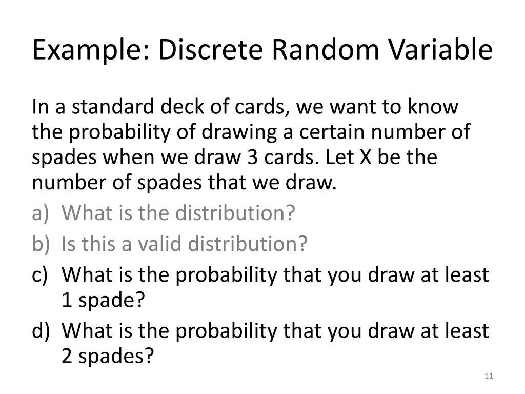 example discrete random variable 1