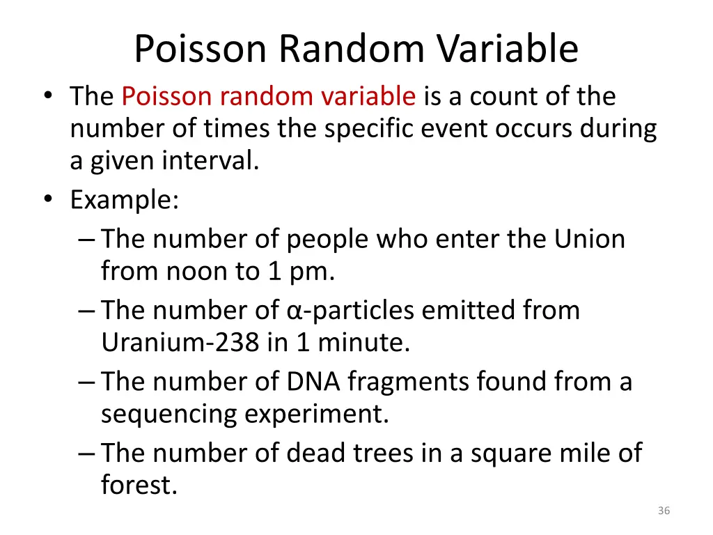 poisson random variable the poisson random