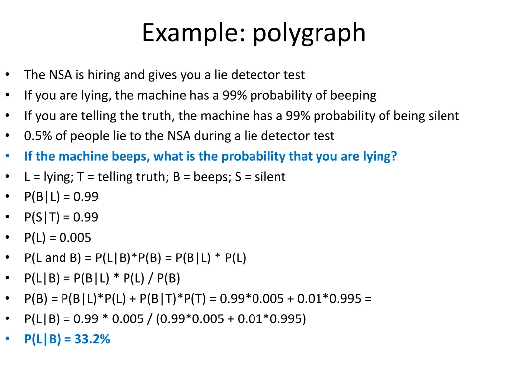 example polygraph