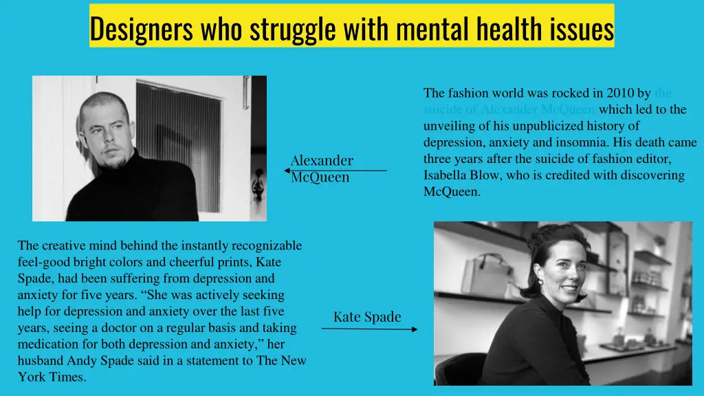 designers who struggle with mental health issues