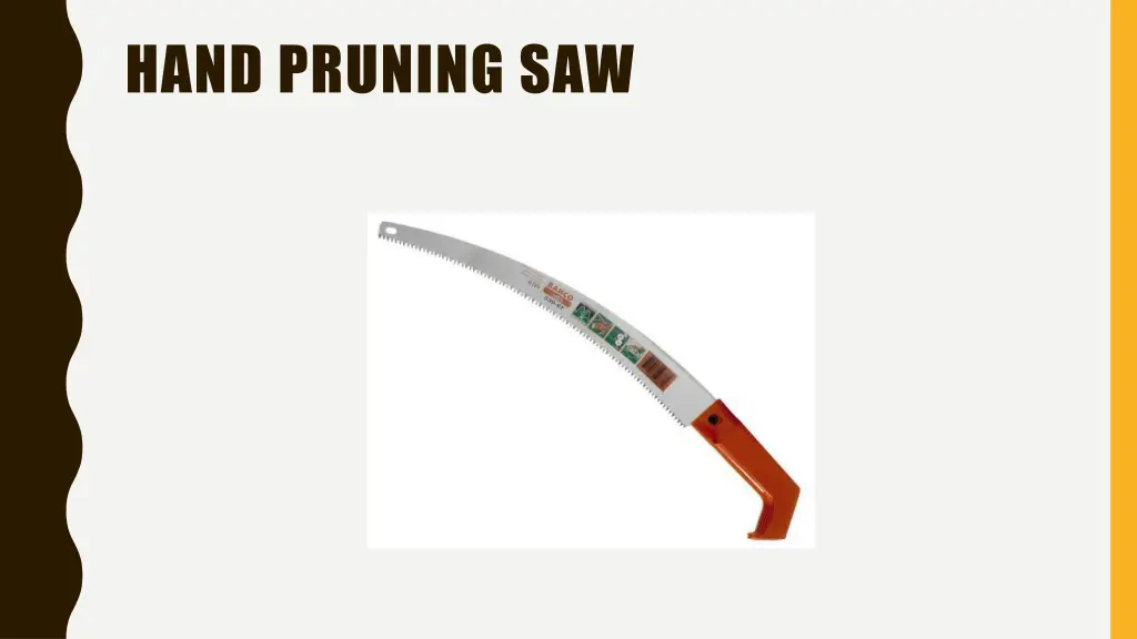 hand pruning saw