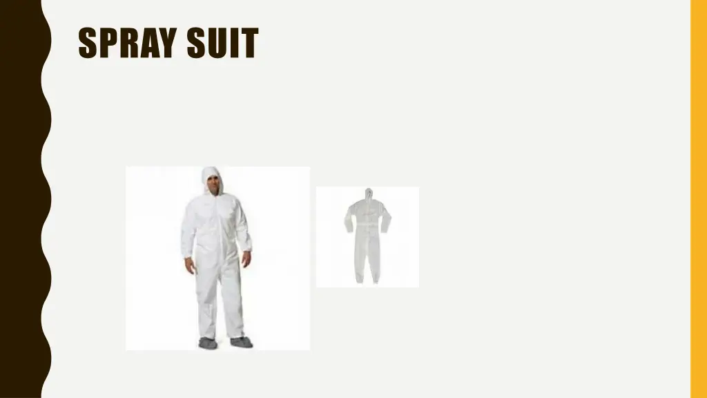 spray suit