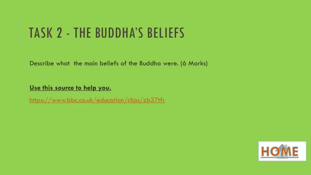 task 2 the buddha s beliefs