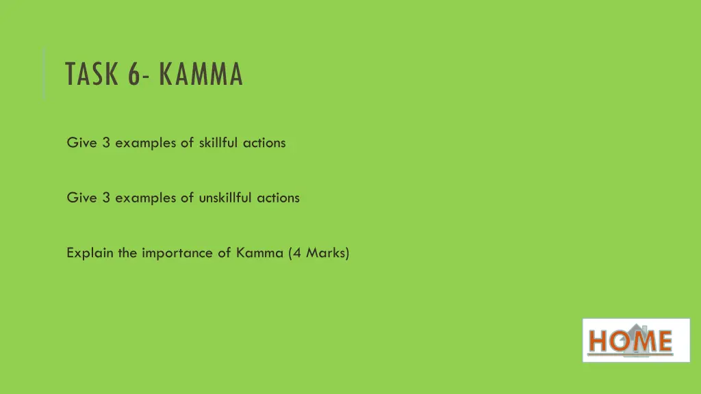 task 6 kamma