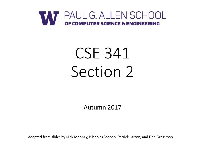 cse 341 section 2